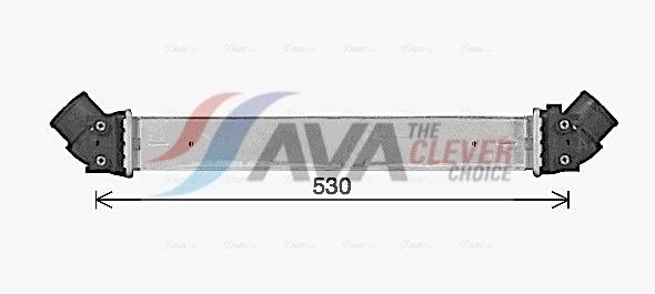 Система охолодження наддувочного повітря AVA FD4677 ціна, від 99.02 USD